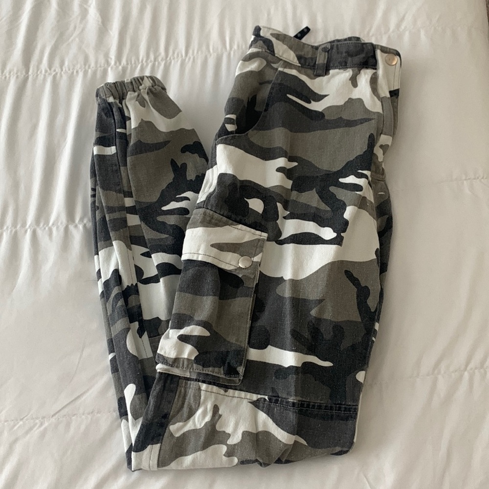 Missguided Camo Cargo Pants